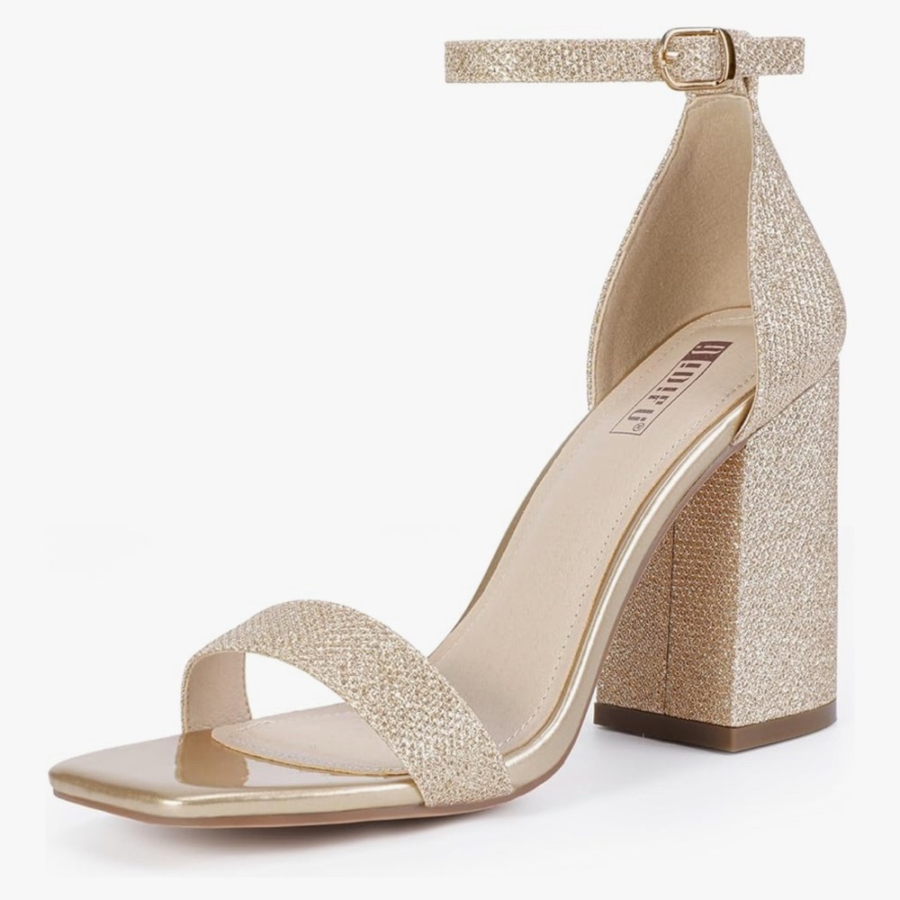 IDIFU Glittering Gold Heels